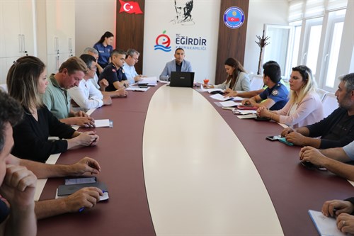 İlçe Güvenlik Danışma Kurulu Toplantısı Gerçekleştirildi.