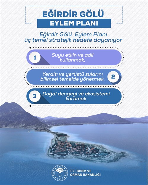 EĞİRDİR GÖLÜ İÇİN 21 MİLYAR TL’LİK TARİHİ EYLEM PLANI AÇIKLANDI!